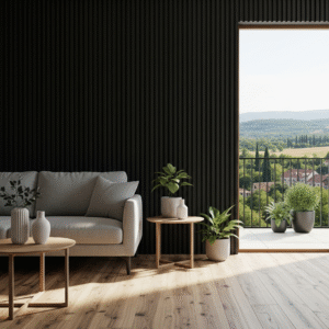 drveni_zidni_panel_crni Panel WPC Interior – Negro